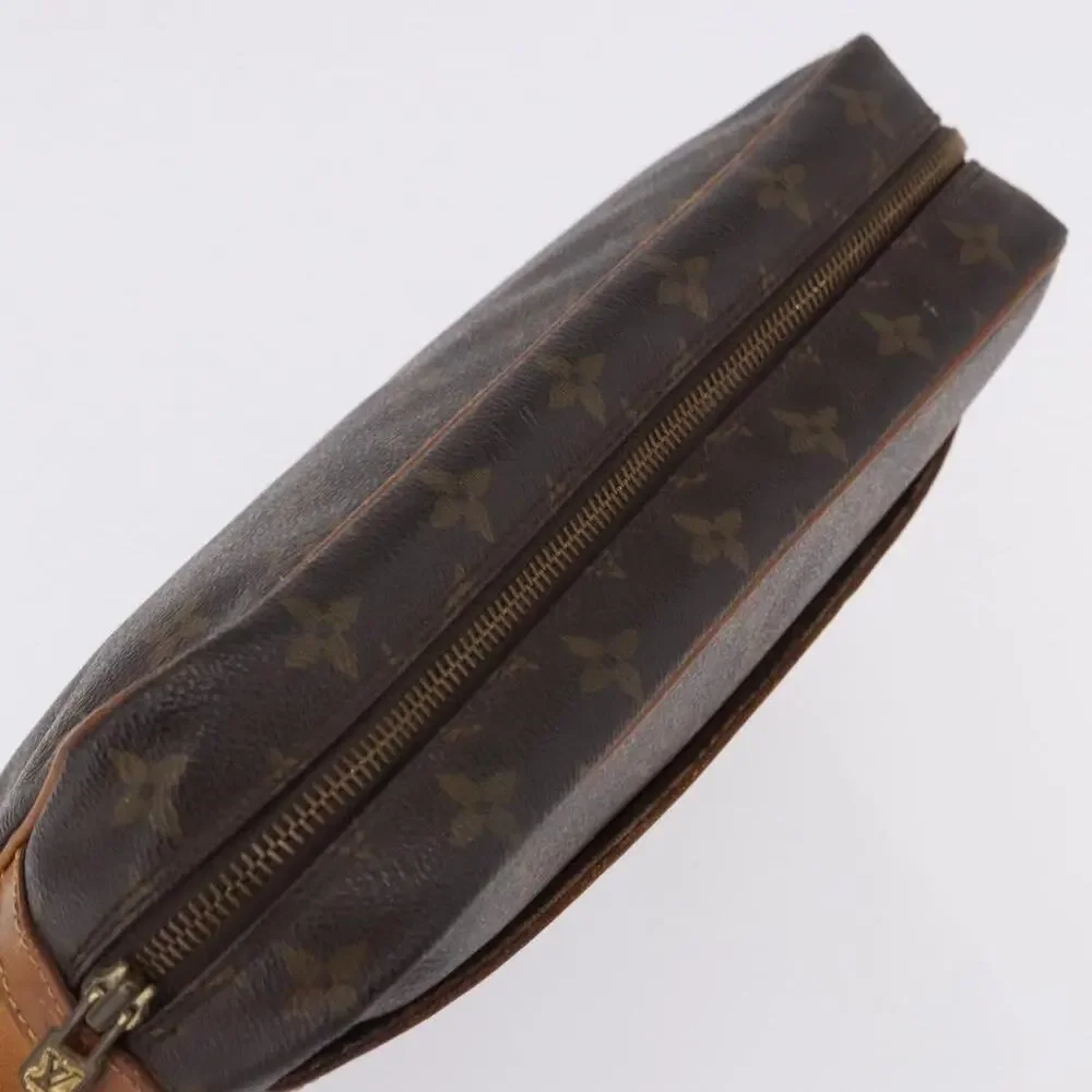 Louis Vuitton Monogram Compiegne 28 Clutch Bag Brown